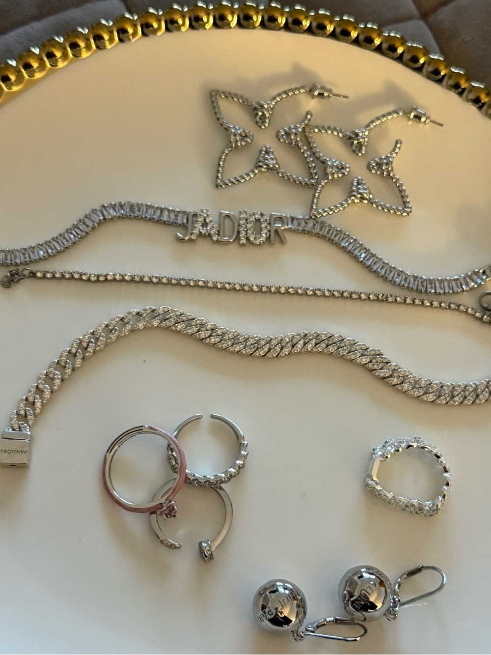 Pandora Sterling Silver Cuban Link Bracelet